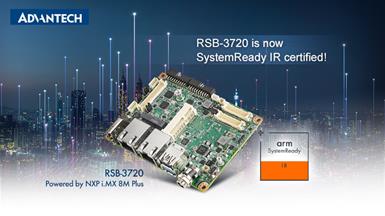 어드밴텍 RSB-3720, i.MX 8M Plus 프로세서를 사용하여 Arm SystemReady IR 인증 획득